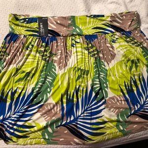 Green and Blue Skirt